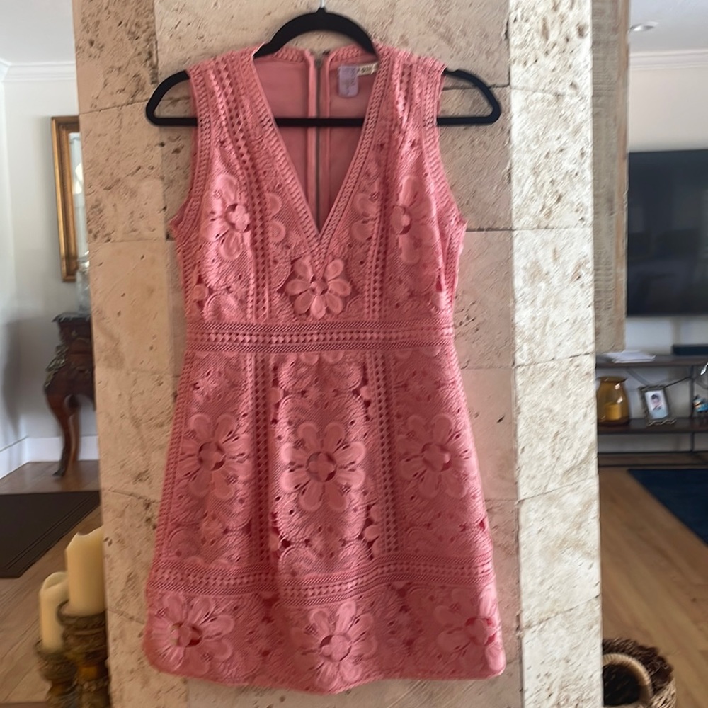 Alice+Olivia Lace Pink Dress